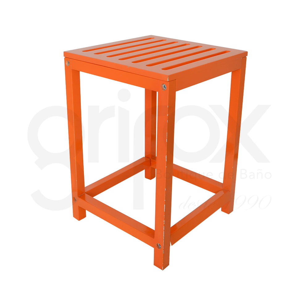 Taburete Madera Naranja / Chair