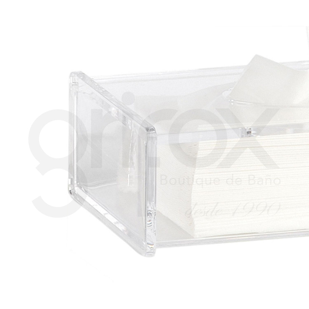 Caja Portapañuelos Transparente