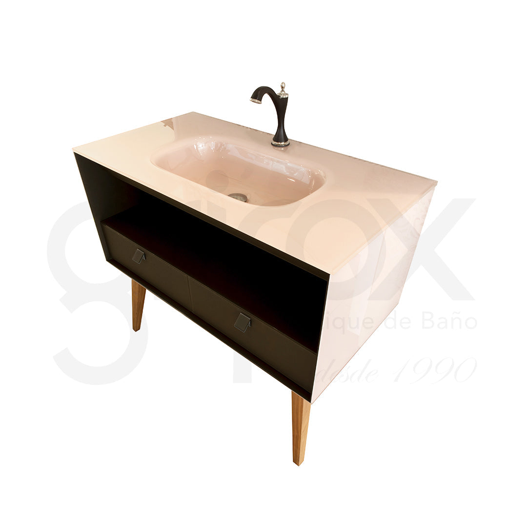 Lavamanos Con Mueble Doble Cajón Dama