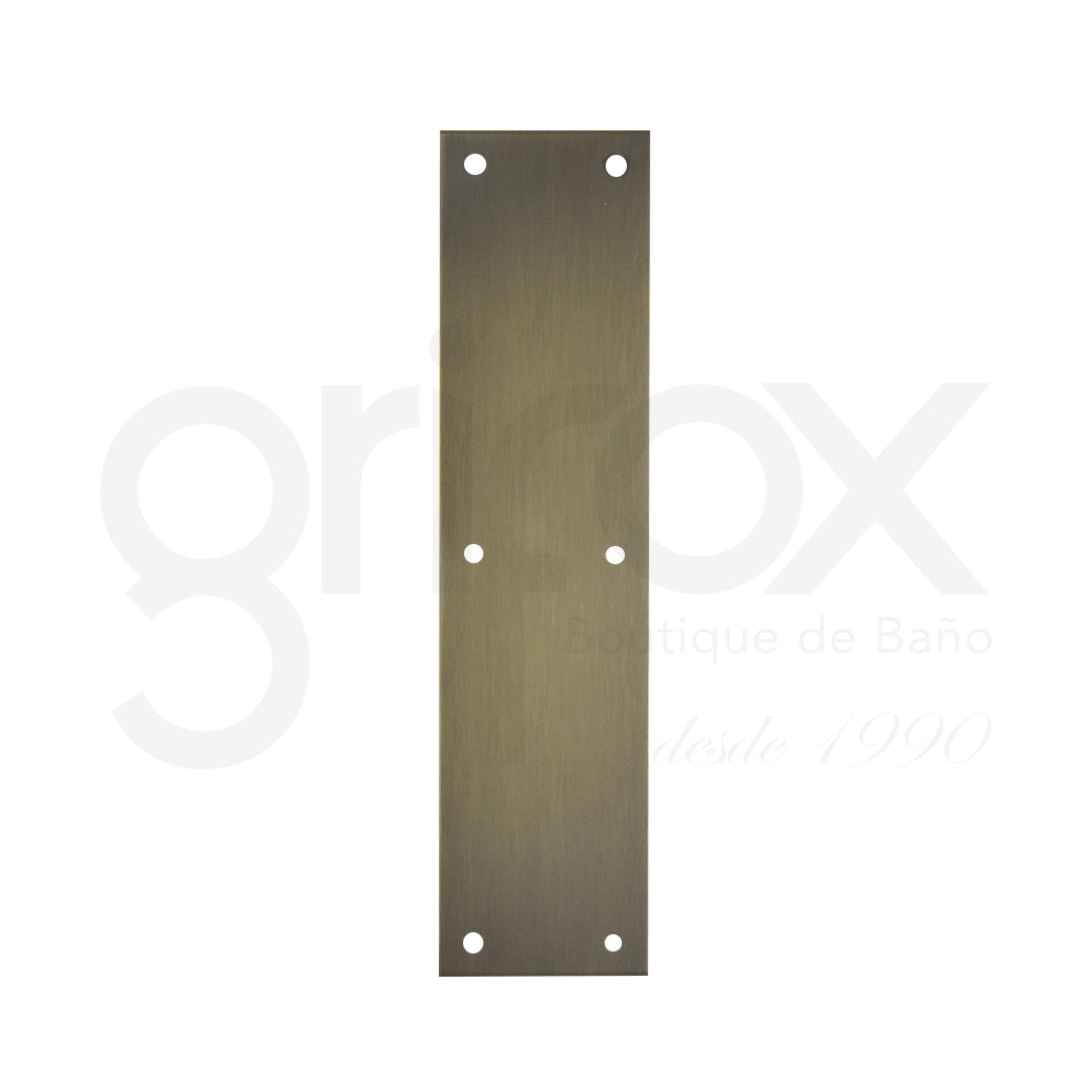 Placa Push 7.5 X 30" (2 Perforadas)