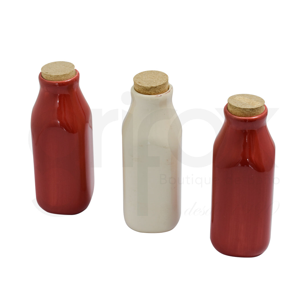 Set De Botellas Decorativas X3