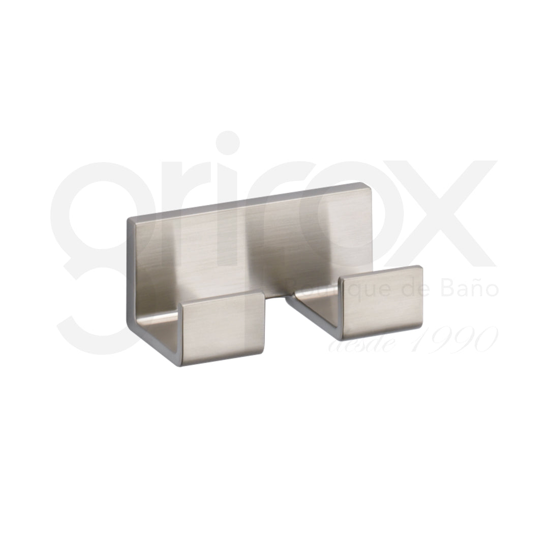 Percha Doble Acero Inox