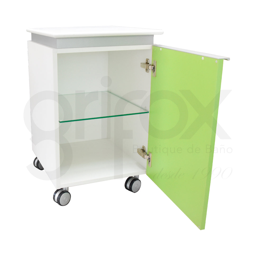 Mueble Axiliar C/Ruedas Verde