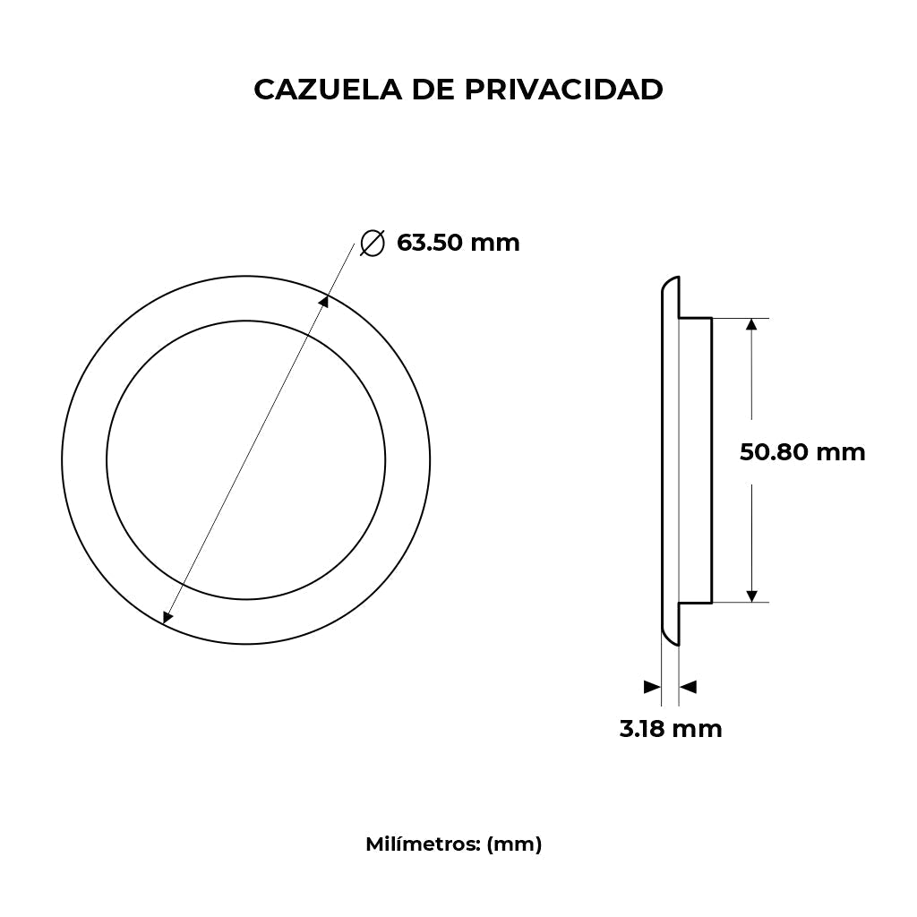 Cerradura De Privacidad/Puerta Corrediza