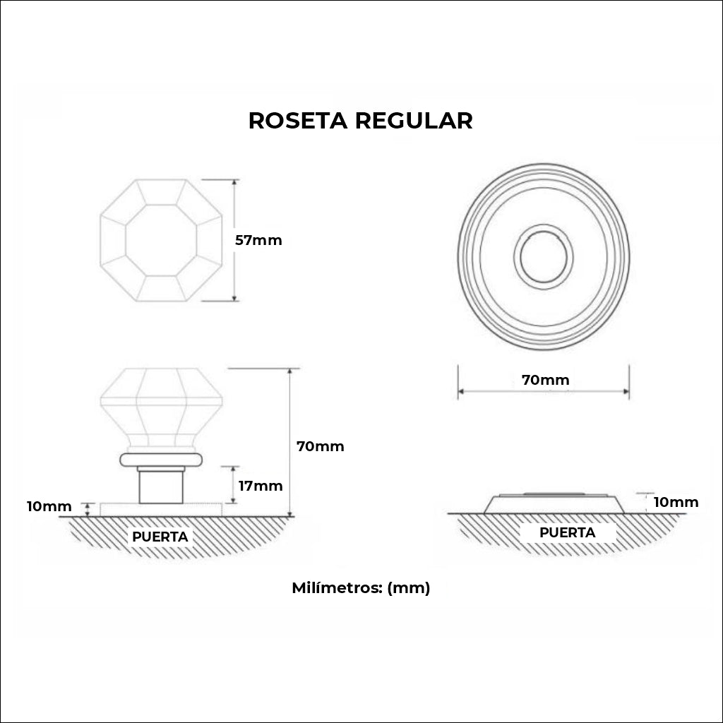 Cerradura Con Pomo De Privacidad / Puertas De Interior