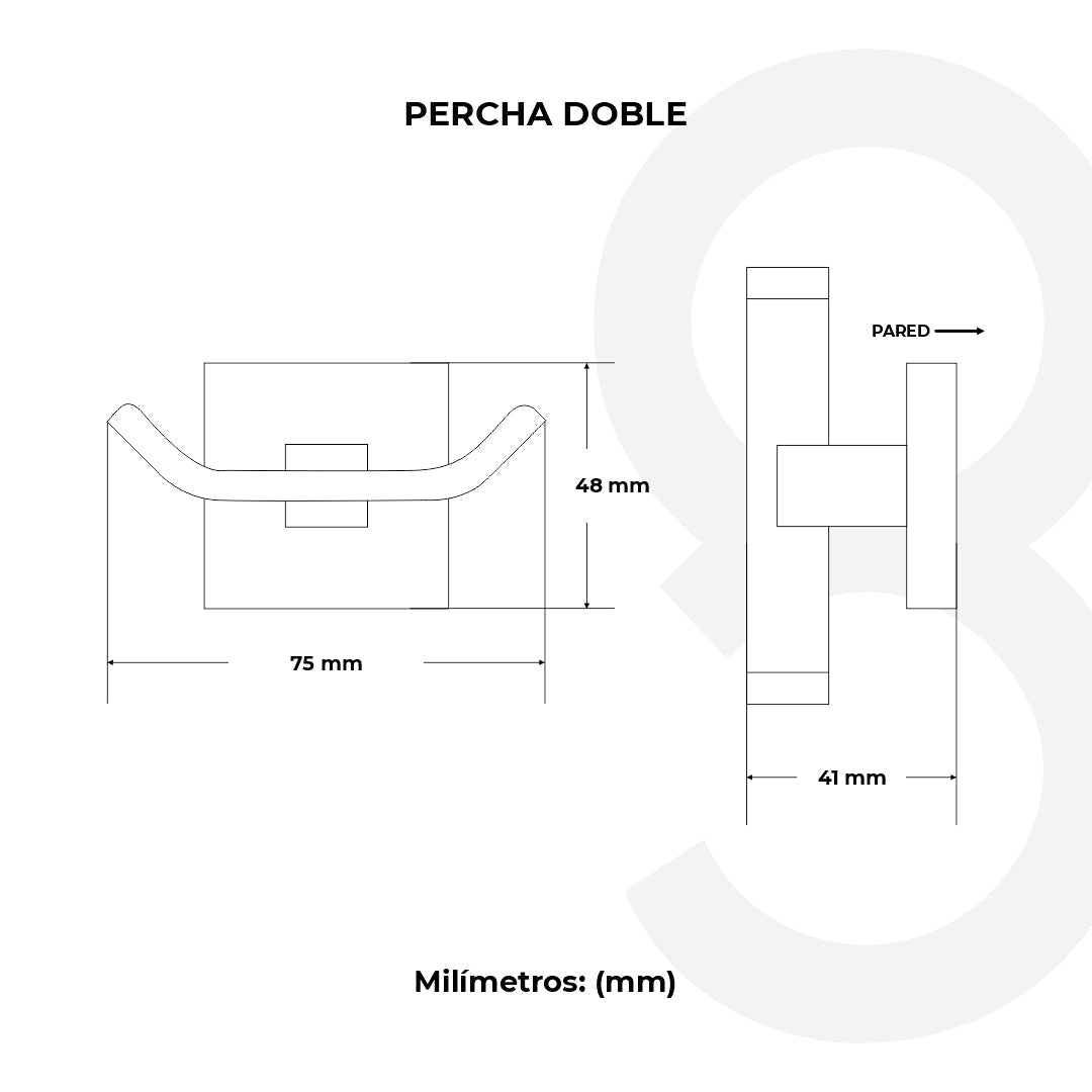 Percha Doble