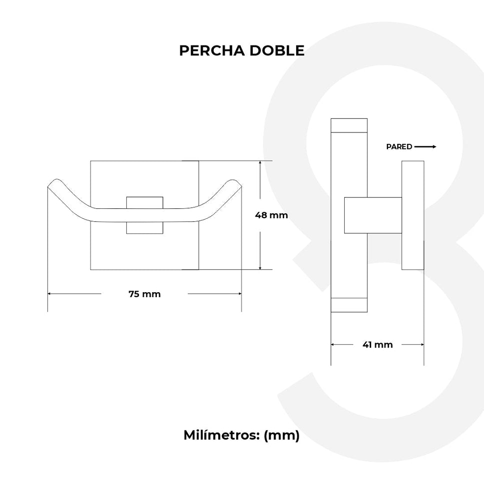 Percha Doble