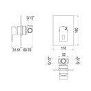 Cambiar a la imagen Mezclador Monocontrol Cromo Nitro 2