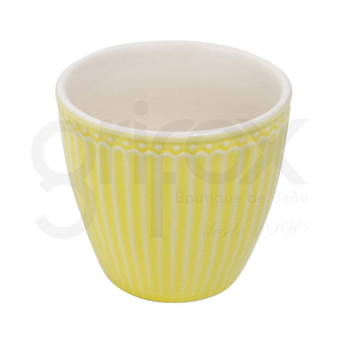 Taza Chocolate 9Cm Amarillo Alice