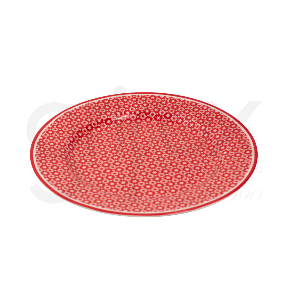 Plato 20,5Cm Rojo Lina