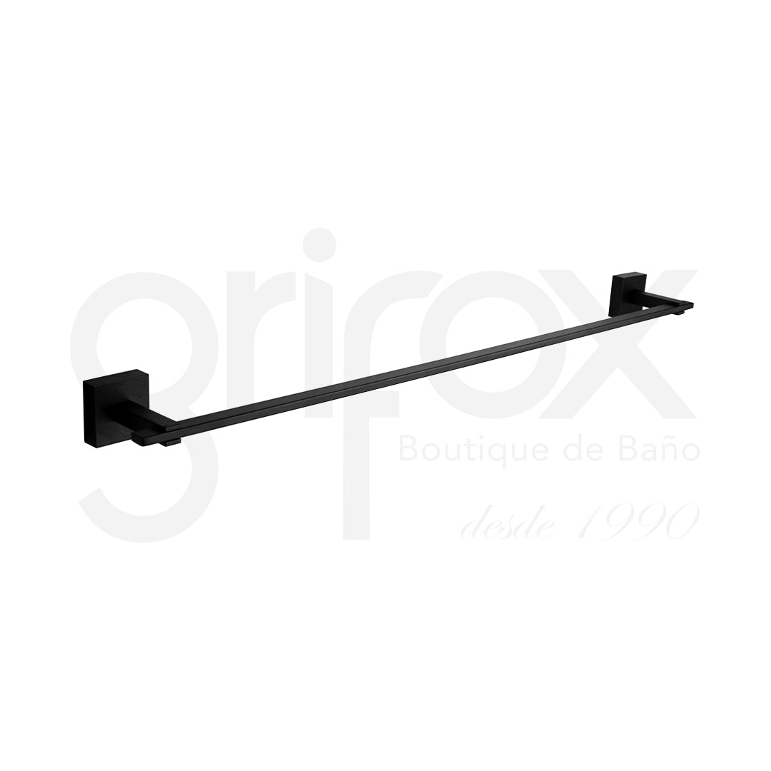 Toallero Barra Negro 60Cm Minimal