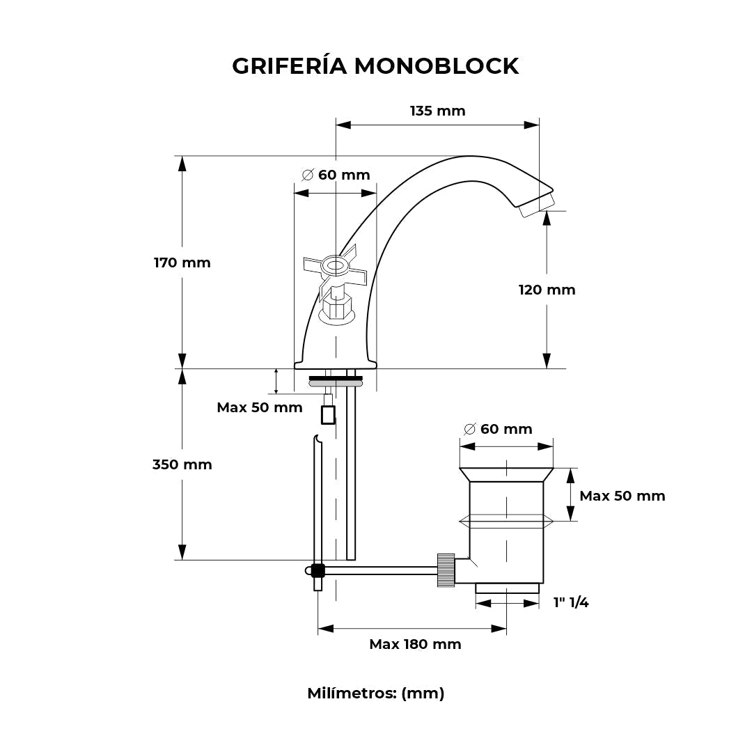 Griferia Monoblock