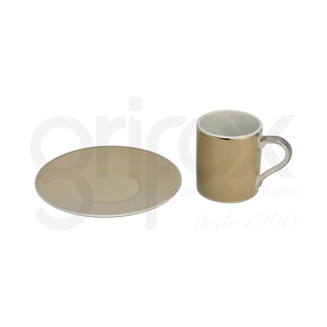 Pocillo Cafe Con Plato 10Cm