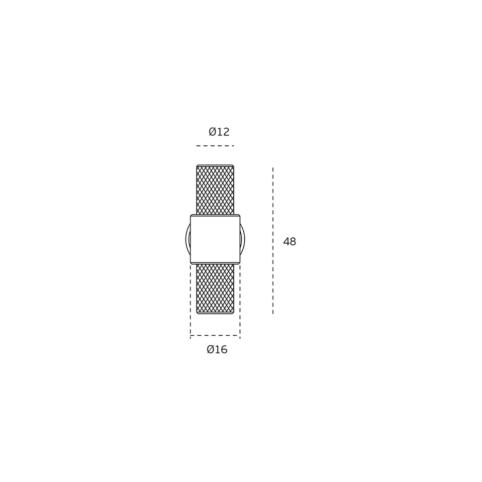 Boton Para Mueble 48X34Mm Oro Mate