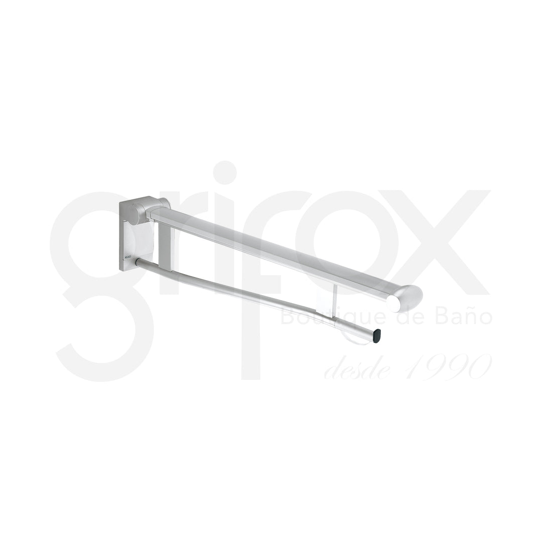 Asidero Plegable C/Portarrollo Blanco Cromo Plan