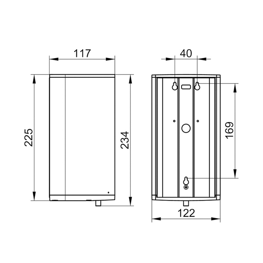 Dispensador De Jabon C/Sensor Plan 700Ml