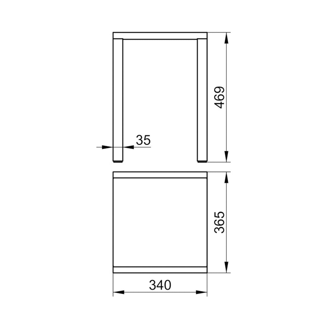 Universal Silla  De Piso Cromo/Blanco