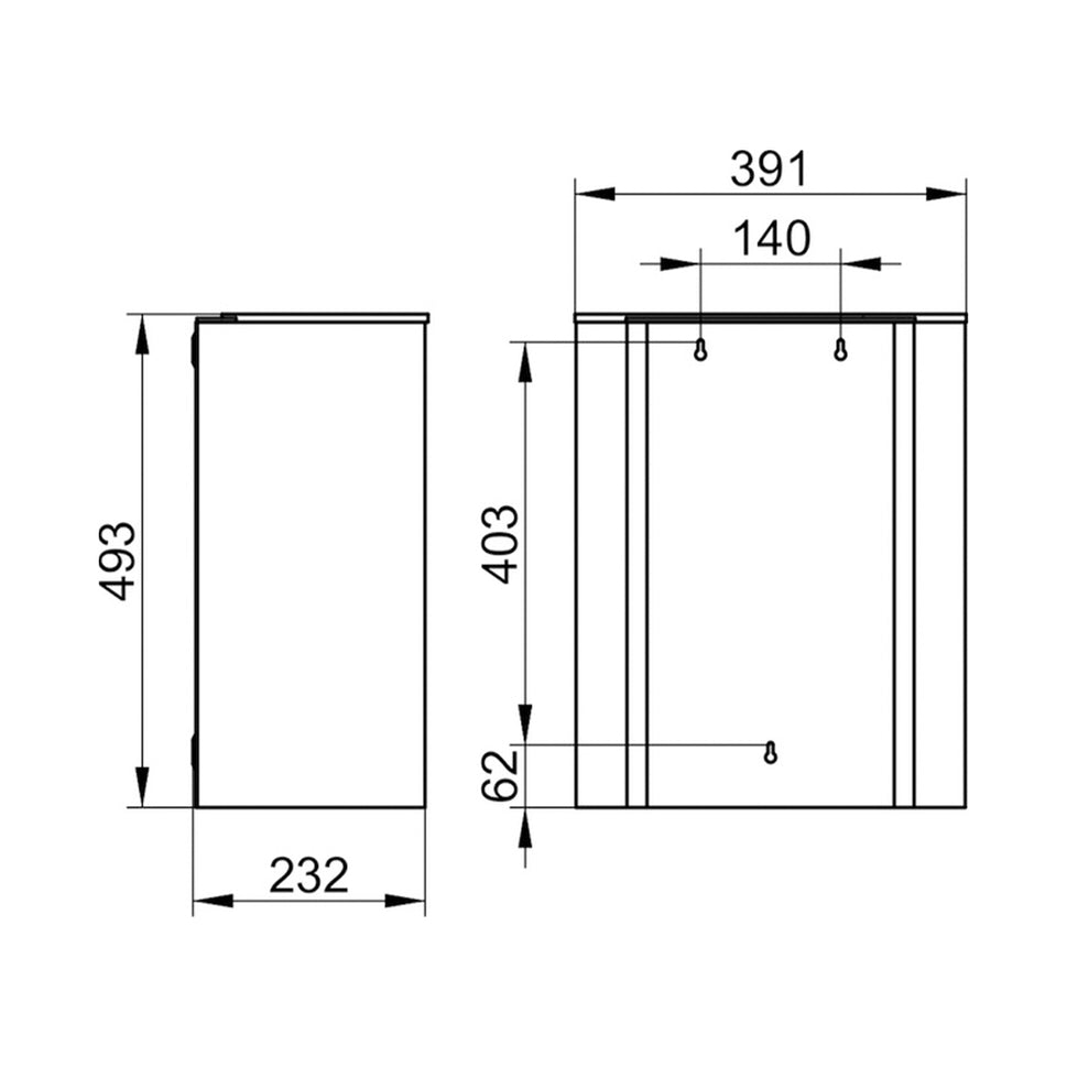 Papelera De Pared 30 Lt