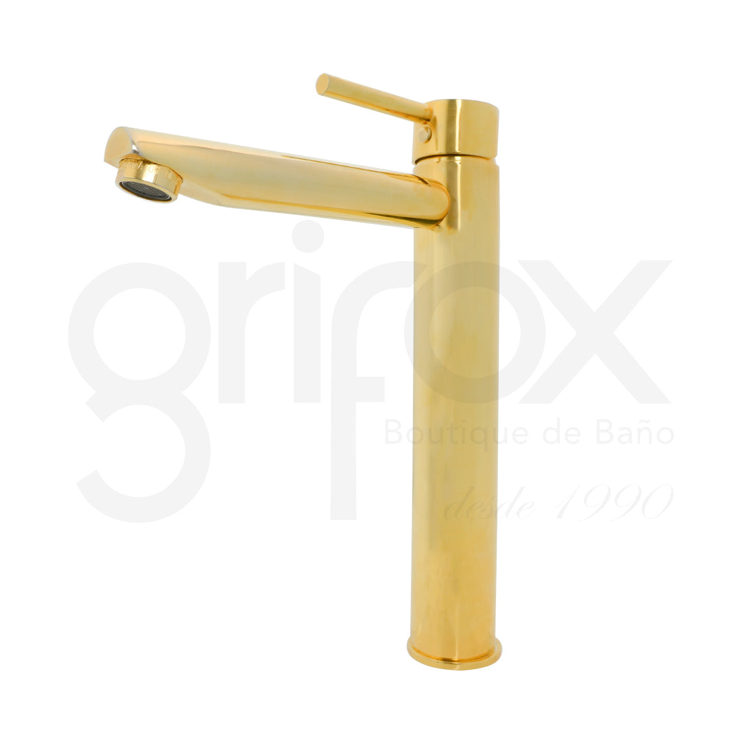 Griferia Monocontrol Alta Oro S/Desag