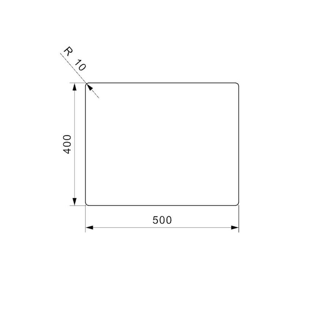 Lavaplatos Sencillo 500*440Mm