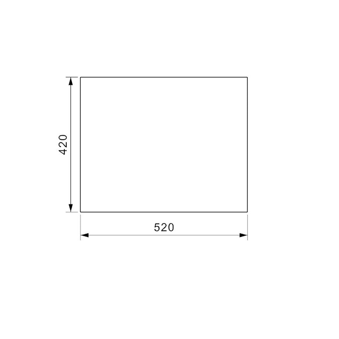 Lavaplatos Sencillo 500*440Mm