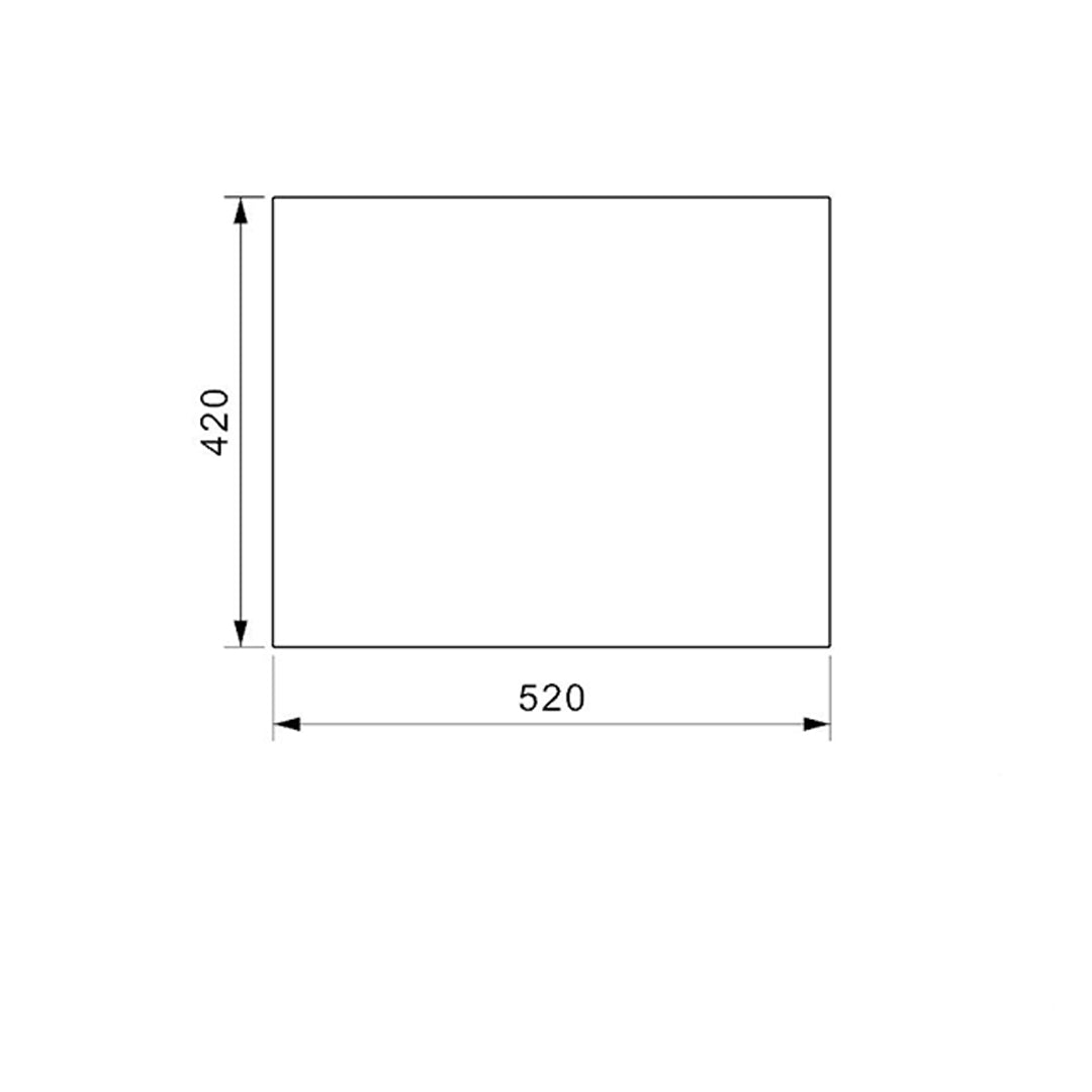 Lavaplatos Sencillo 500*440Mm