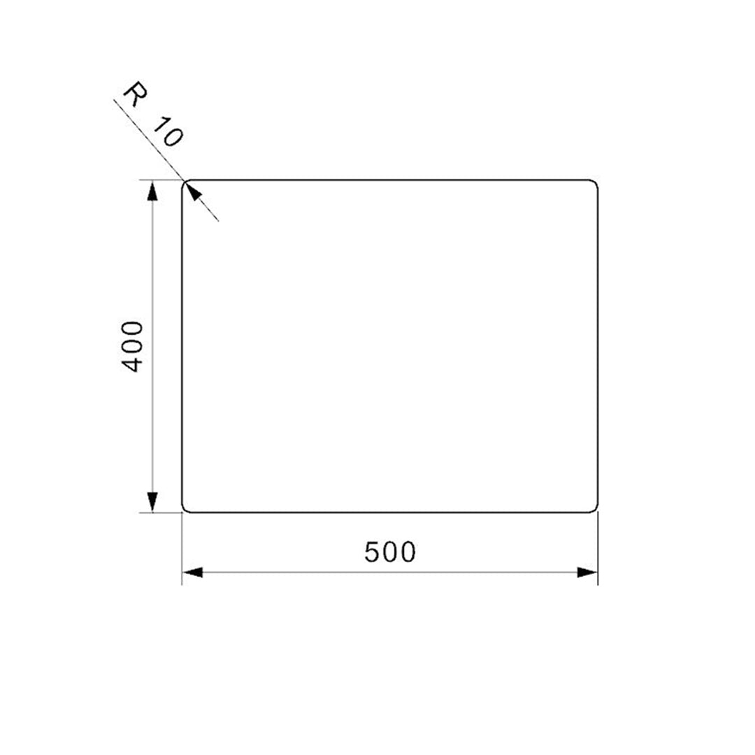 Lavaplatos Sencillo 500*440Mm