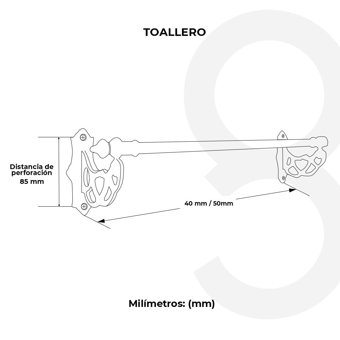 Toallero Barra Clásica