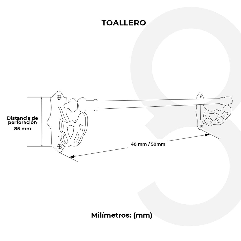 Toallero Barra Clásica