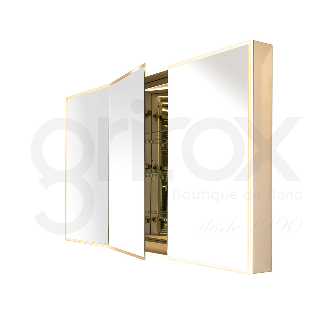 Gabinete C/Luz 3 Puertas 182X101Cm