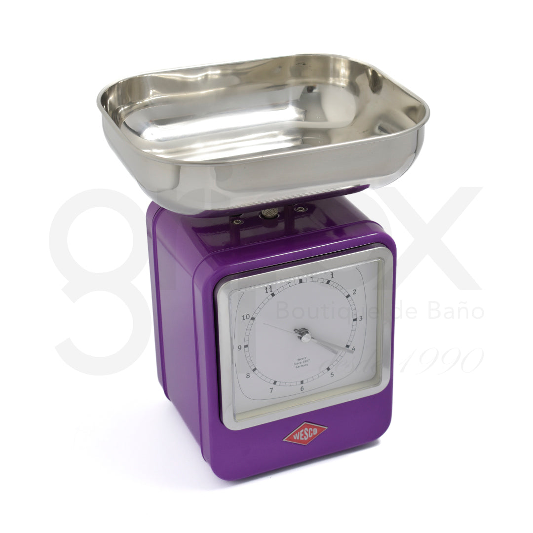 Balanza Con Reloj Uva