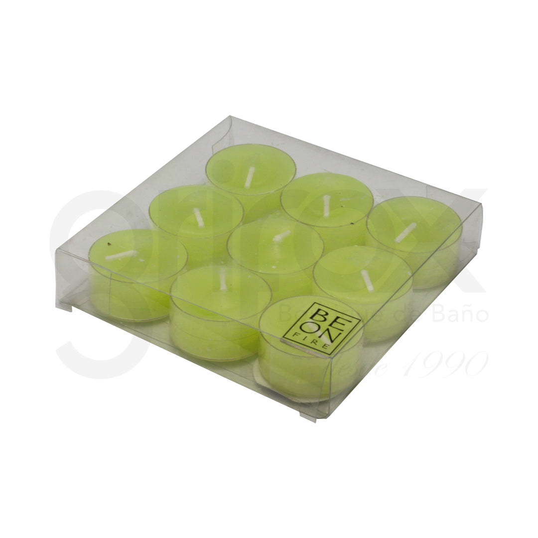 Set De Velas X9 Verde