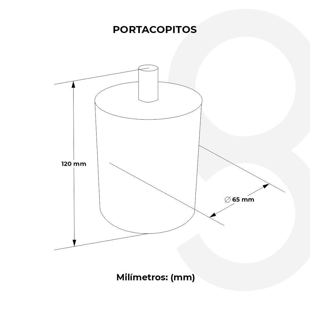 Portacopitos De Mesa (Redondo)