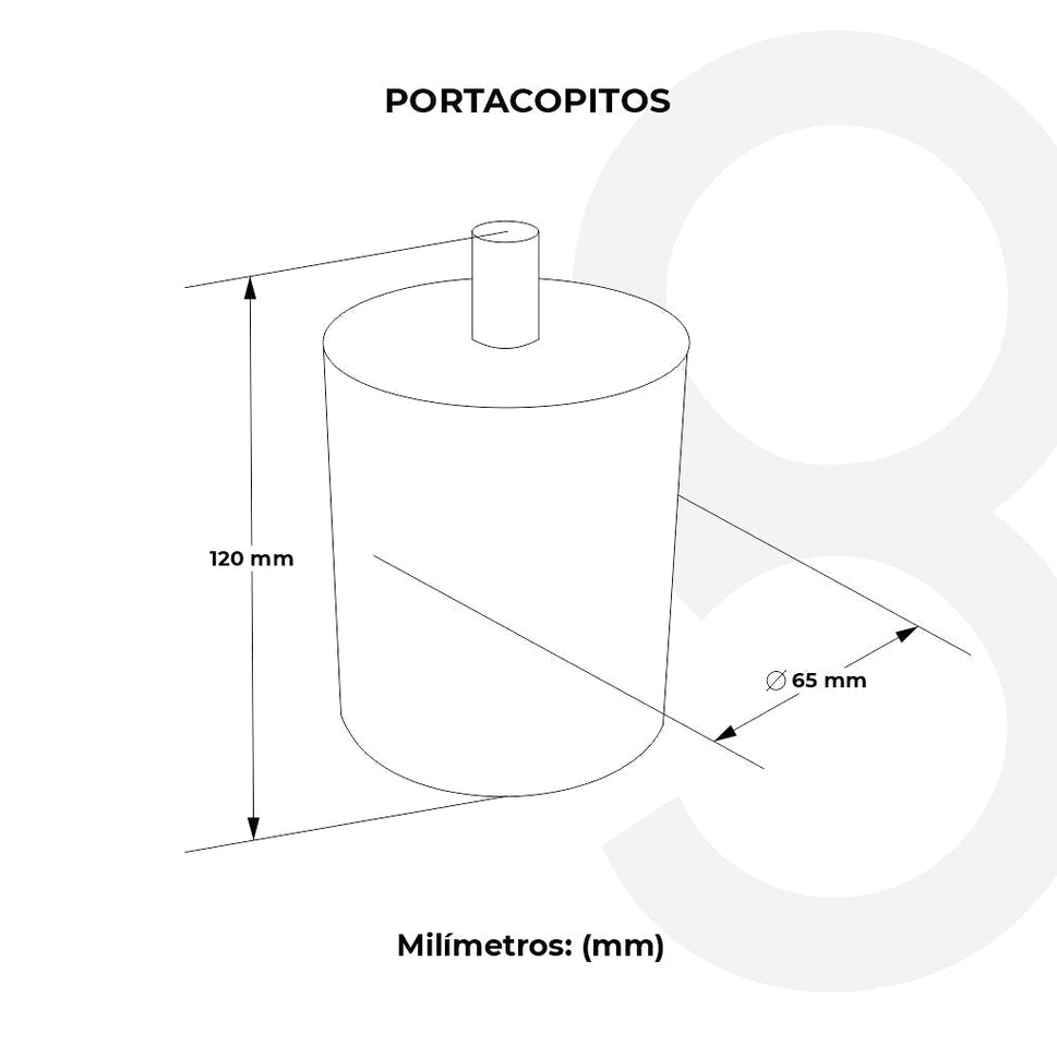 Portacopitos De Mesa (Redondo)