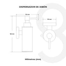 Cambiar a la imagen Dispensador De Jabón Instalación A Pared Cerámica 3