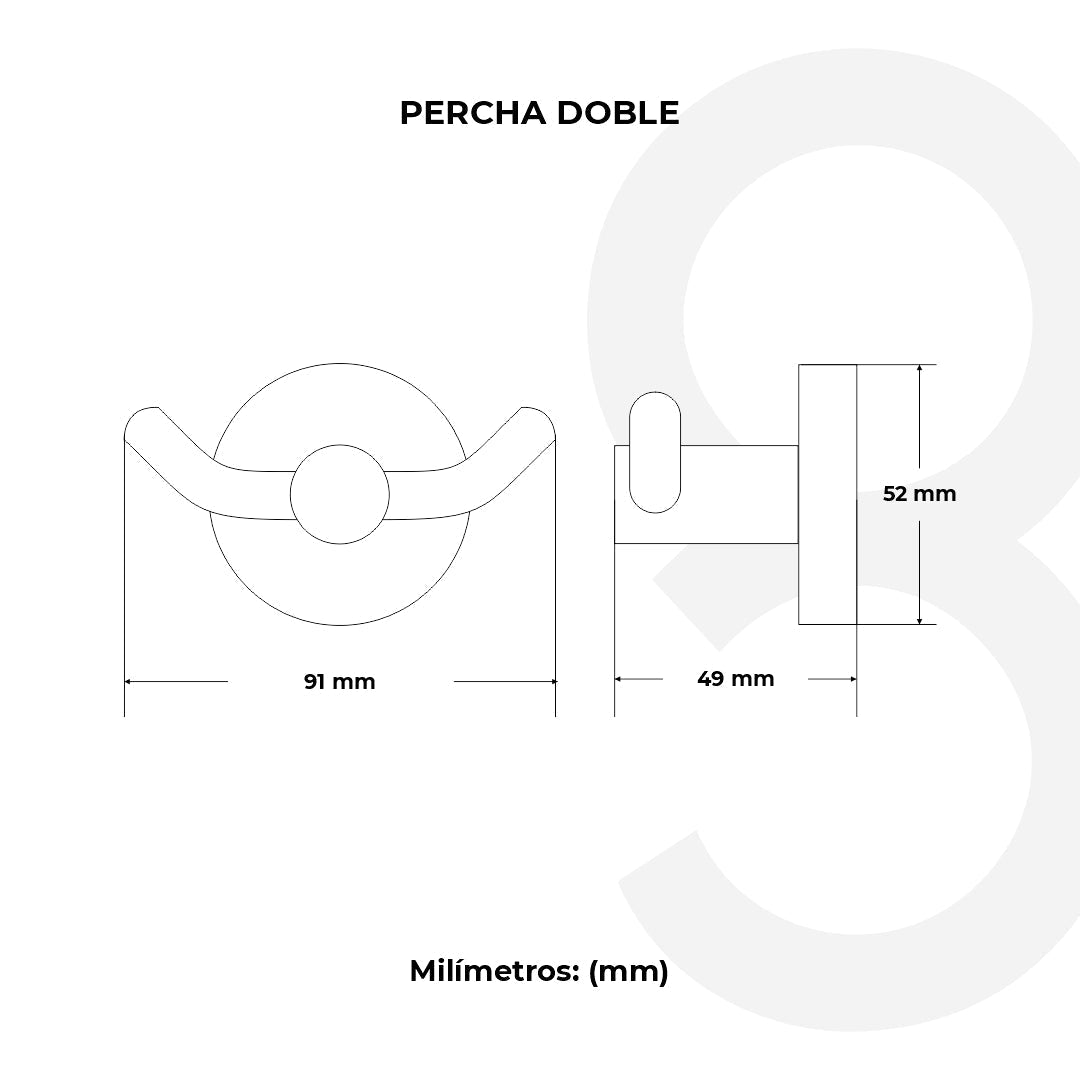 Percha Doble