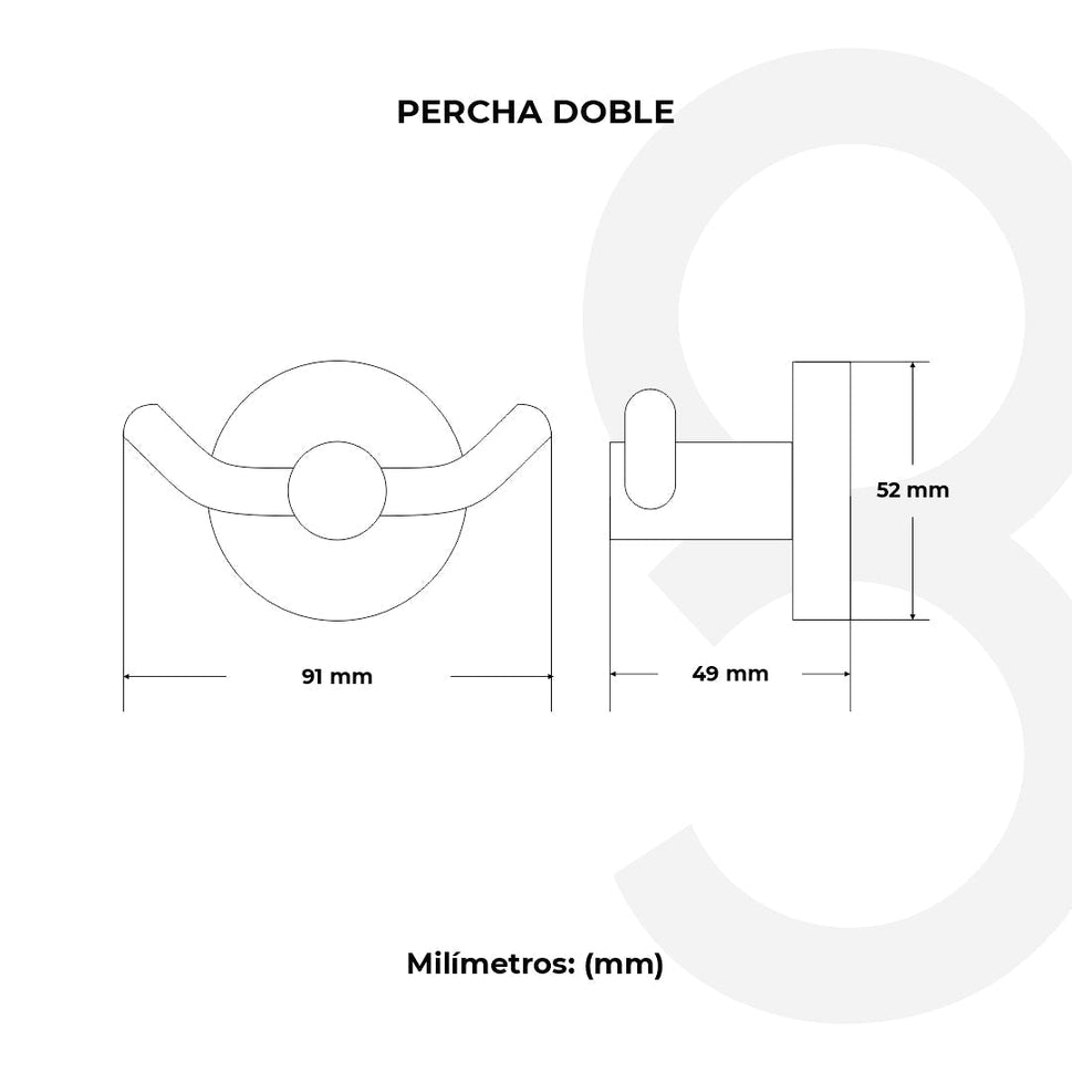 Percha Doble