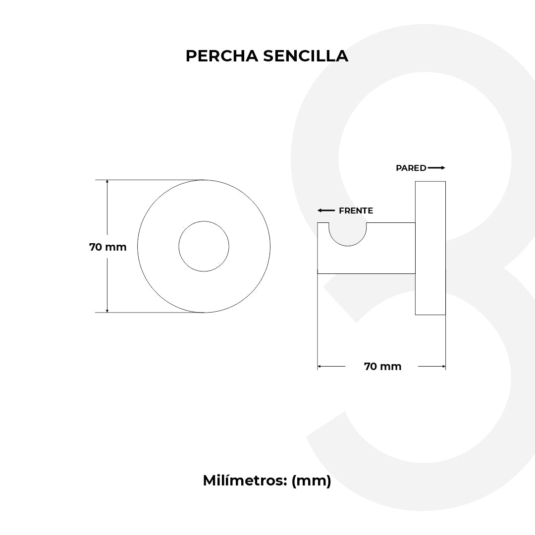 Percha Sencilla