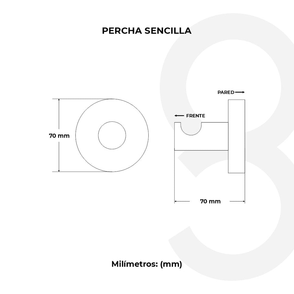 Percha Sencilla