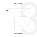 Cambiar a la imagen Lavamanos De Sobreponer Triada 3