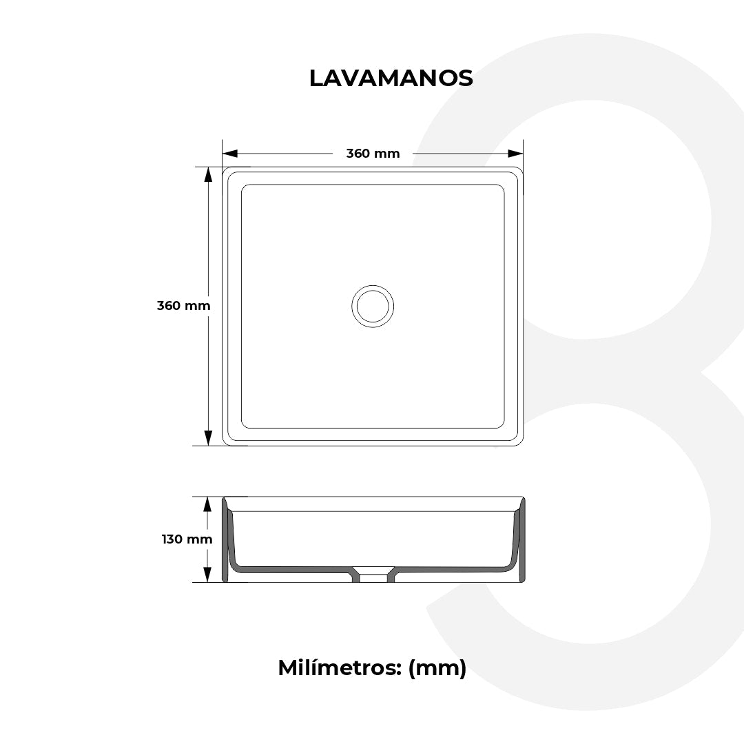 Lavamanos De Sobreponer Ghos