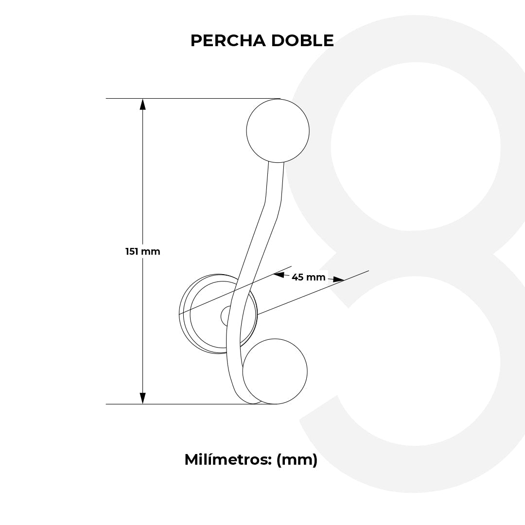 Percha Doble