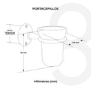 Cambiar a la imagen Portacepillos Flora 3