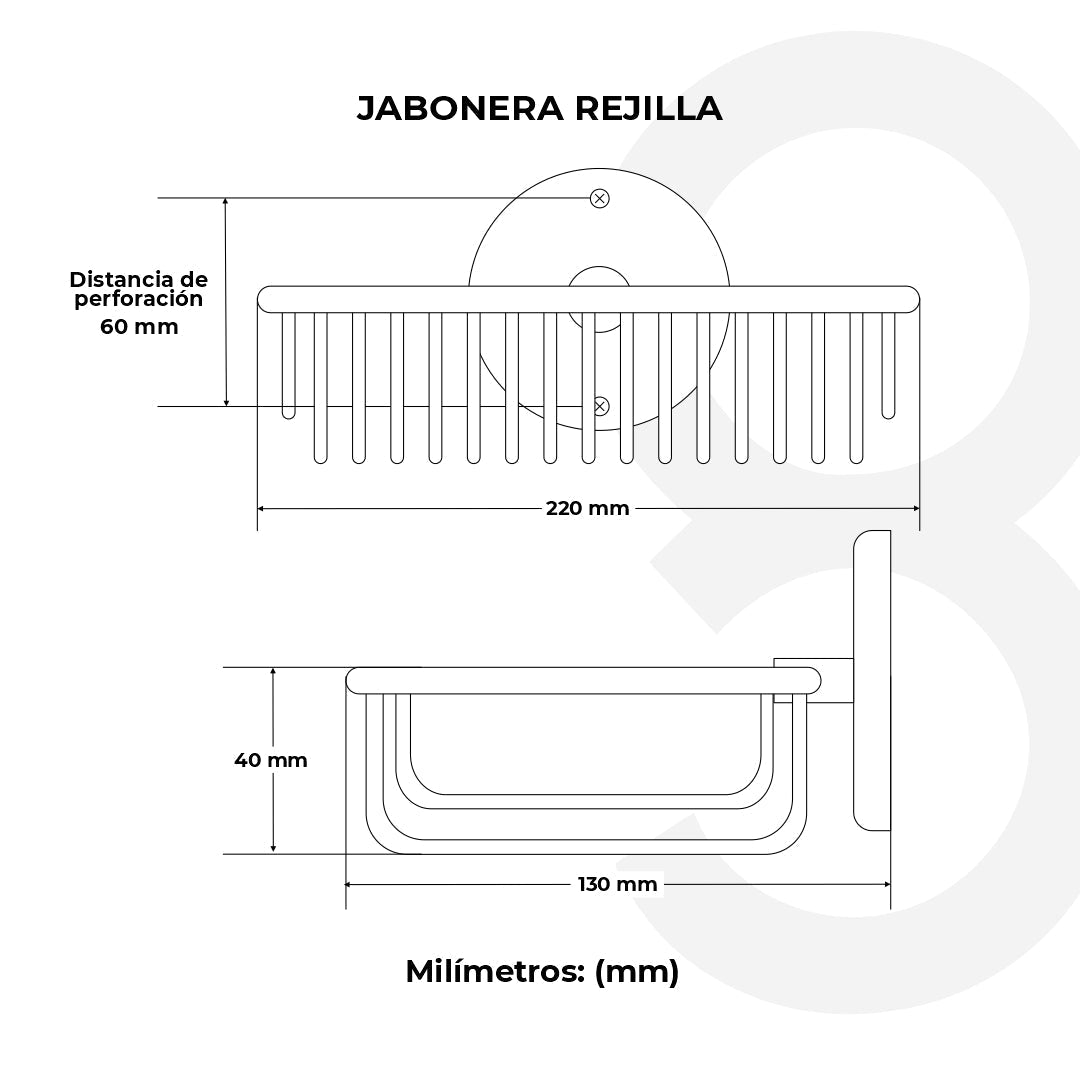 Jabonera Rejilla De Ducha