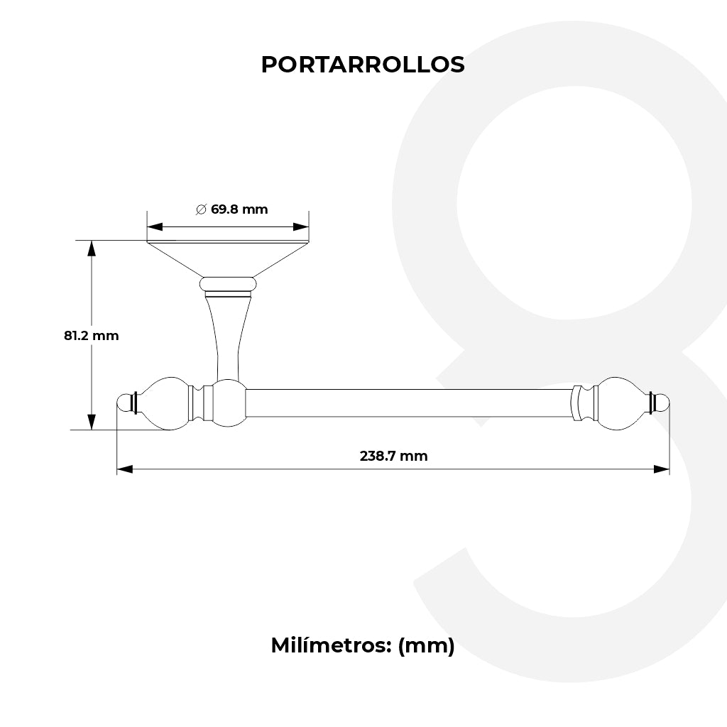 Portarrollos Flora