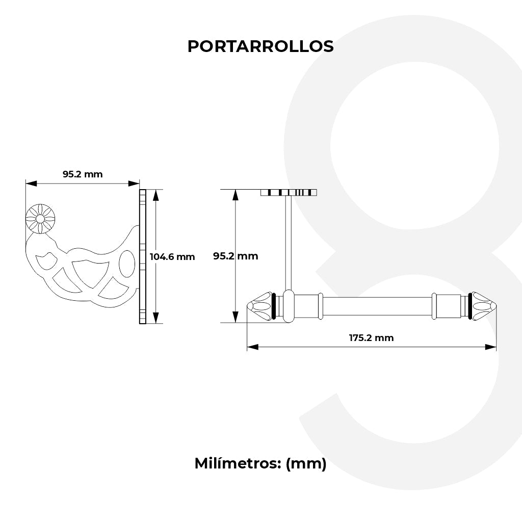 Portarollos Clásica