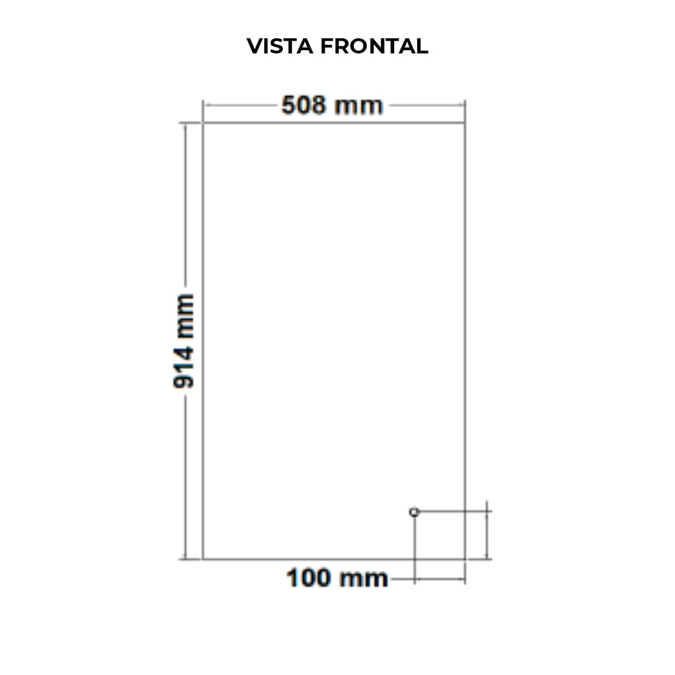 Espejo Con Luz Led 50X90 Cm